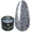 Глиттер F.O.X Glow Glitter Gel 002 серебро голографическое с блестками 5 мл - Фото №1