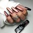 Гель лак Victoria Vynn COLOR 236 Cat Eye Zircon коричнево красный 8ml - Фото №2