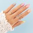 Гель лак Victoria Vynn COLOR SEMI TRANSPARENT 313 Berry Ice Cream сиреневый с хлопьями 8ml - Фото №3