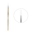 TUFI profi PREMIUM Art liner brush for nail design №0 (0120830) - Фото №1