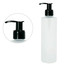 Plastikflasche mit Spender MILLIFORM Ella matt mit Schwarz 200 ml - Фото №1