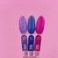 Base LUNA Yuki Base №15 Himbeerrot mit violettem Flittergold 13 ml - Фото №3