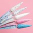 Base DNKa Cover #0054 Sensation milky with silver and blue flakes 30 ml (DNKA0054-30) - Фото №2