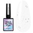 Топ NAILSOFTHENIGHT Silver Snow top 02 прозрачный с серебряными шестиугольниками, 10 ml - Фото №1