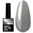NAILSOFTHEDAY Koreaanse cat eye 13 hybride nagellak donkergrijs met "cat eye" effect 10 ml - Фото №1