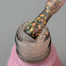 Gel polish Toki-Toki Unicorn UN03 translucent beige with glitter 5 ml - Фото №2