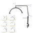 Halbmondlampe MASTER mit Klemme schattenfrei LED 400*200*40 mm 20W weiß - Фото №3