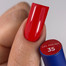 Gellak TOUCH Deep Pigment Gel Polish 35 klassiek rood 9 ml - Фото №3
