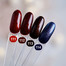 Гель-лак DARK New collection 112 бордовый с красными блестками 6 мл - Фото №3
