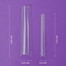 Гелевые типсы TUFI profi Half Cover Soft Gel Tips Квадрат Прозрачные 240 шт (0326341) - Фото №3