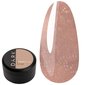 Гель для наращивания DARK Medium Gel №32 бежевый с блестками 15 мл
