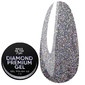 Hybride lak NAILSOFTHENIGHT Diamond Premium gel 02 zilver holografisch 5 ml