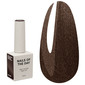 NAILSOFTHEDAY Koreaanse cat eye hybride nagellak 16 bruin met "cat eye" effect 10 ml