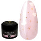Gel for extension Crystal Builder Gel KISS 2 pink with light pink hearts 15 ml